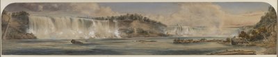 Extensive View of Niagara Falls from Below by Washington F. Friend